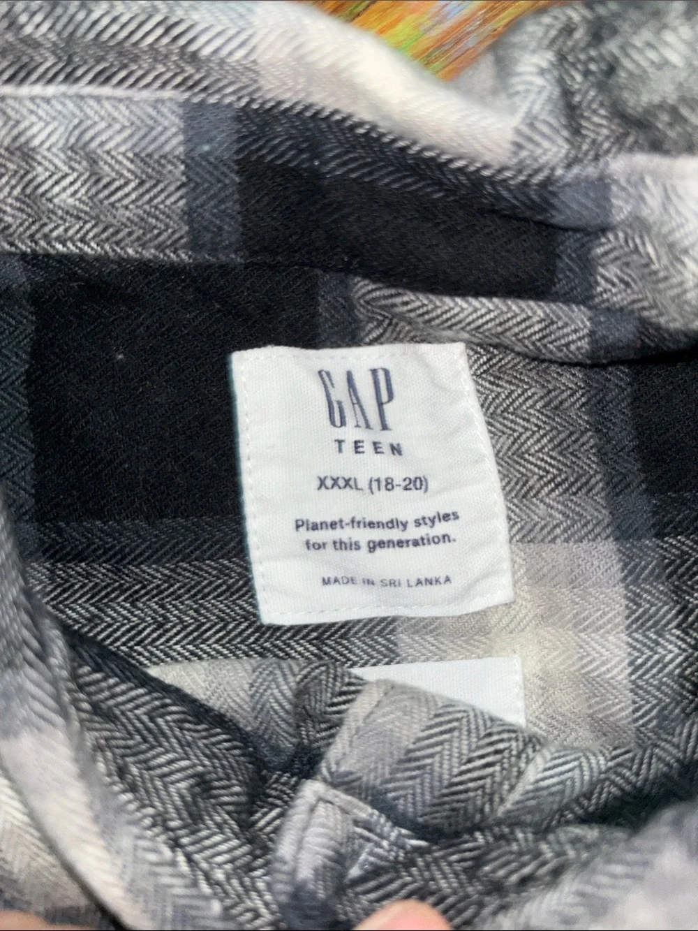 GAP soft plaid